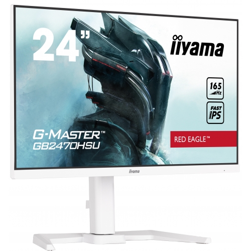 Monitor LED Iiyama G-Master GB2470HSU-W5, 23.8inch, 1920x1080, 0.8ms, White