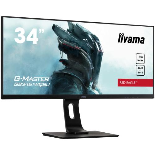 Monitor LED IIyama G-MASTER GB3461WQSU-B1, 34inch, 3440x1440, 1ms, Black