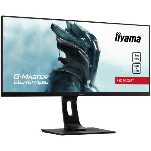 Monitor LED IIyama G-MASTER GB3461WQSU-B1, 34inch, 3440x1440, 1ms, Black
