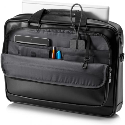 Geanta HP Executive Leather pentru laptop de 15.6inch, Black