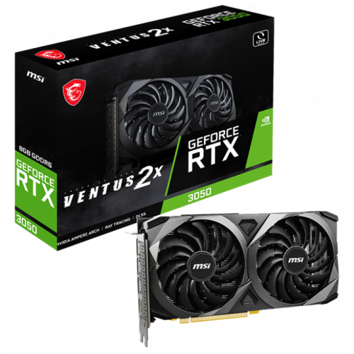 Placa video MSI GeForce RTX 3050 VENTUS 2X 8G LHR