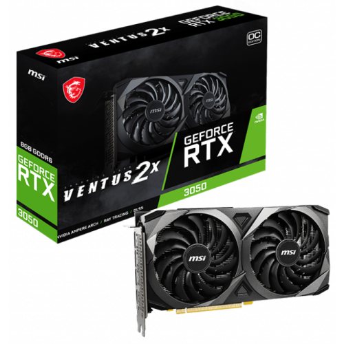 Placa video MSI GeForce RTX 3050 VENTUS 2X 8G OC