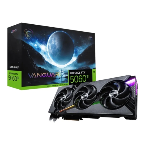 Placa video MSI nVidia GeForce RTX 5060 Ti VANGUARD SOC 16GB, GDDR7, 128 bit