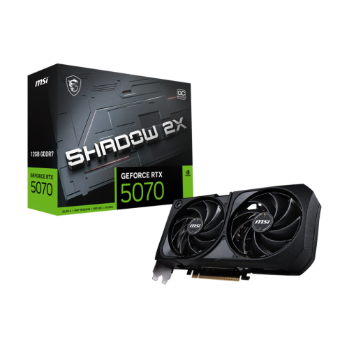 Placa video MSI nVidia GeForce RTX 5070 SHADOW 2X OC 12 GB, GDDR7, 192 bit
