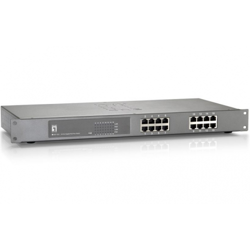 Switch Level One GES-2118, 16 porturi, PoE
