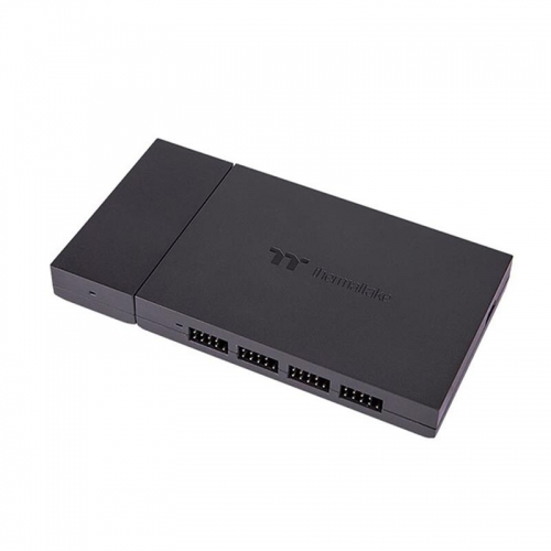 Birou gaming reglabil Thermaltake Argent P900, RGB LED, Black