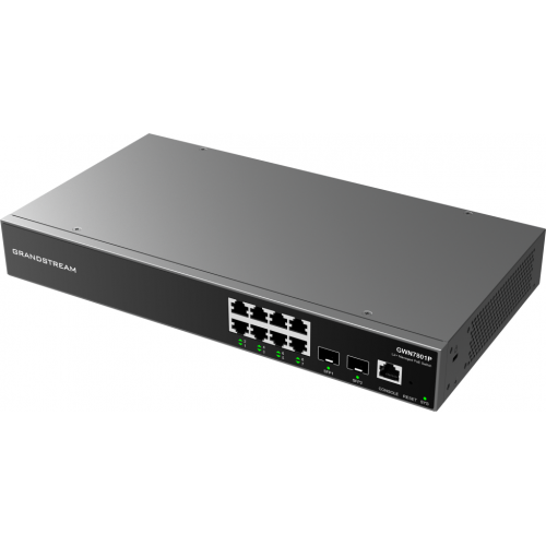 Switch Grandstream GWN 7801P, 8 porturi, PoE