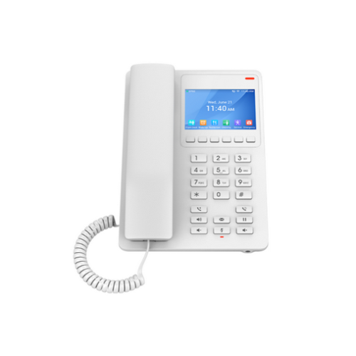 Telefon IP Grandstream GHP630, 2 conturi SIP, 2 Linii, PoE, White