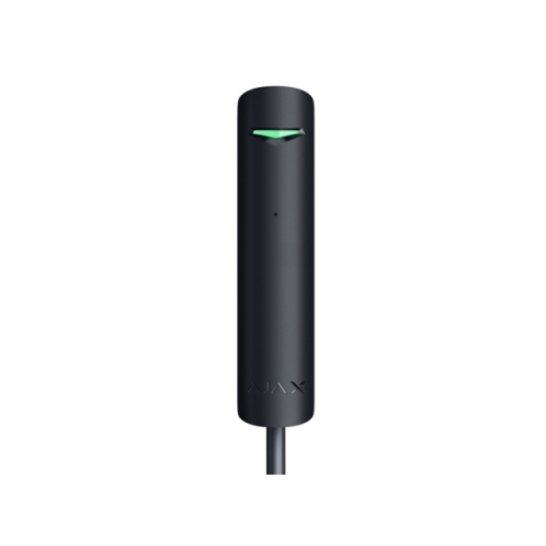 Detector de geam spart Ajax GlassProtect Fibra, Black