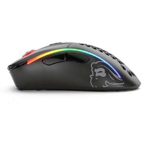 Mouse Optic Glorious PC Gaming Race Model D, RGB LED, USB Wireless, Black