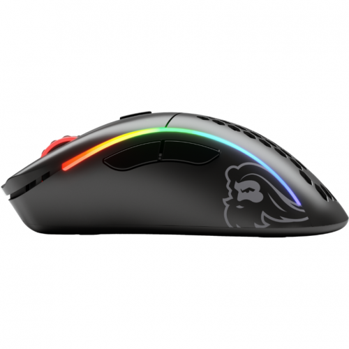 Mouse Optic Glorious PC Gaming Race Glorious Model D Wireless, USB, Matte Black