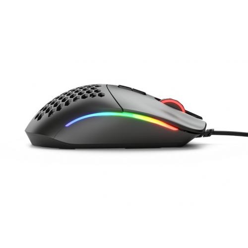 Mouse Optic Glorious PC Gaming Race Model I, RGB LED, USB, Black