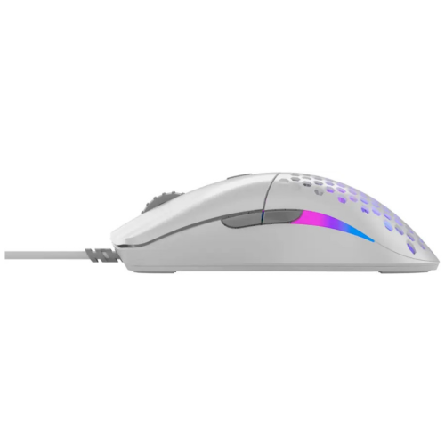 Mouse Optic Glorious PC Gaming Race, USB-A, White