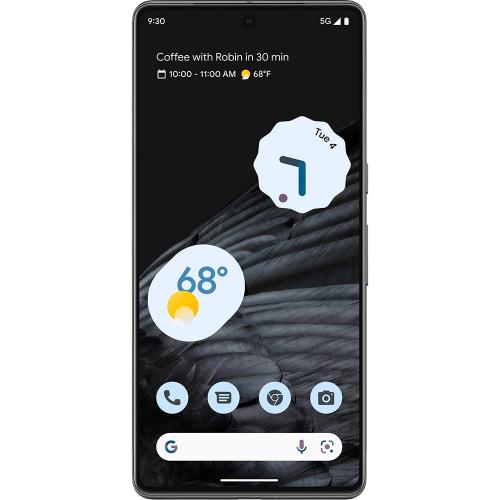 Telefon Mobil Google Pixel 7 Pro, Dual SIM, 256GB, 12GB RAM, 5G, Obsidian