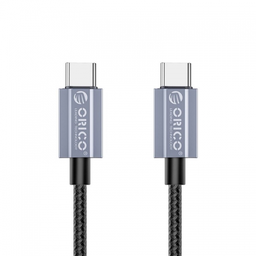 Cablu de date Orico GQA100-15-BK, USB-C male - USB-C male, 1.5m, Black