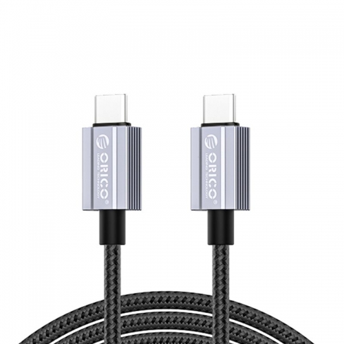 Cablu de date Orico GQA100-20-BK, USB-C male - USB-C male, 2m, Black