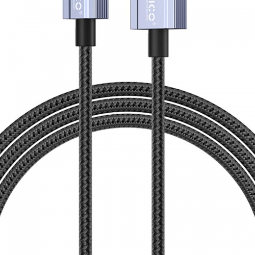 Cablu de date Orico GQA15-20-BK, USB-A male - USB-C male, Black