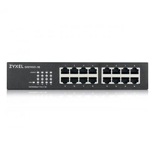 Switch ZYXEL GS1100-16, 16-port, 10/100/1000 Mbps