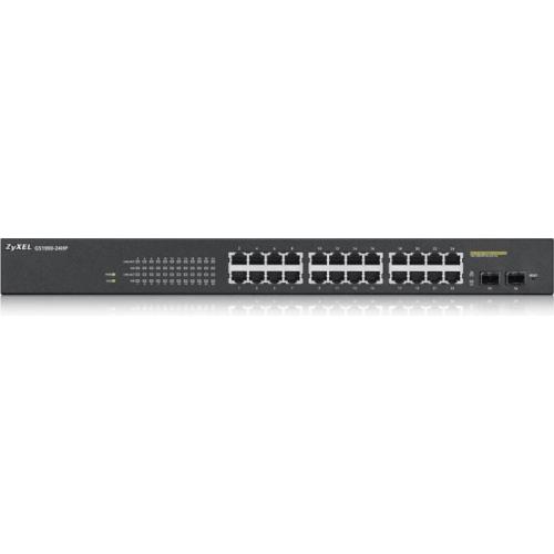 Switch Zyxel GS190024HPV2, 24 Porturi, PoE+