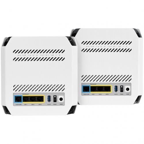 Router ASUS ROG Rapture GT6 Moonlight White, 3x LAN, 2 bucati