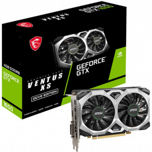 Placa video MSI nVidia GeForce GTX 1650 D6 VENTUS XS OCV1 4GB, GDDR6, 128bit