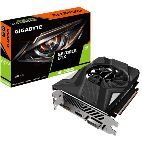 Placa video GIGABYTE GeForce GTX 1650 SUPER D6, 4GB GDDR6, 128-bit