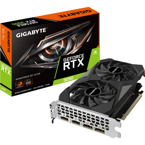 Placa video Gigabyte nVidia GeForce RTX 3050 WINDFORCE OC V2 6GB, GDDR6, 96bit