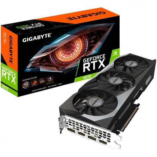 Placa video Gigabyte nVidia GeForce RTX 3070 GAMING OC LHR 8GB, GDDR6, 256bit