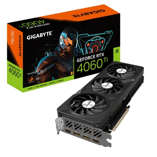 Placa video Gigabyte nVidia GeForce RTX 4060 Ti Gaming OC 16GB, GDDR6, 128bit