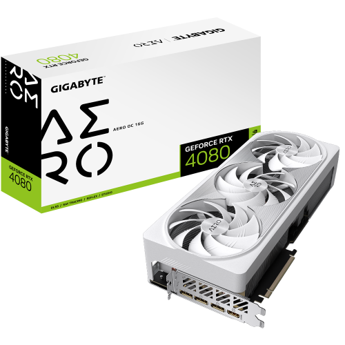 Placa video Gigabyte nVidia GeForce RTX 4080 AERO OC 16GB, GDDR6X, 256bit