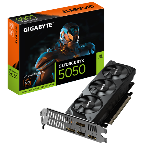 Placa video Gigabyte nVidia GeForce RTX 5050 Low Profile OC 8GB, GDDR6, 128 bit