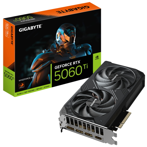 Placa video Gigabyte nVidia GeForce RTX 5060 Ti WINDFORCE 8GB, GDDR7, 128 bit