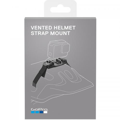 Sistem de prindere GoPro Vented Helmet Strap Mount, Black