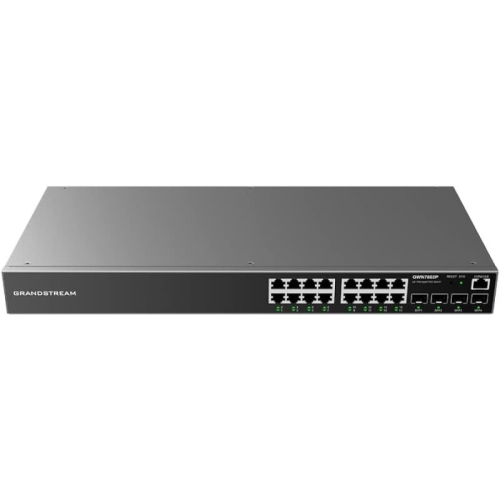 Switch Grandstream GWN7802P, 16 porturi, PoE