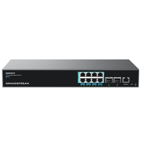 Switch Grandstream GWN7821P, 8 porturi, PoE