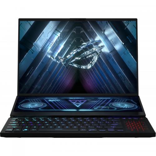 Laptop ASUS ROG Zephyrus Duo 16 GX650RS-LO053W, AMD Ryzen 9 6900HX, 16inch, RAM 64GB, SSD 2 x 2TB, nVidia GeForce RTX 3080 8GB, Windows 11, Black