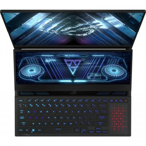 Laptop ASUS ROG Zephyrus Duo 16 GX650RS-LO053W, AMD Ryzen 9 6900HX, 16inch, RAM 64GB, SSD 2 x 2TB, nVidia GeForce RTX 3080 8GB, Windows 11, Black