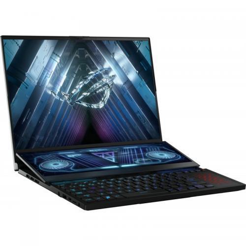 Laptop ASUS ROG Zephyrus Duo 16 GX650RS-LO053W, AMD Ryzen 9 6900HX, 16inch, RAM 64GB, SSD 2 x 2TB, nVidia GeForce RTX 3080 8GB, Windows 11, Black