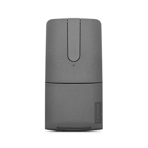 Mouse wireless Lenovo Yoga cu presenter laser, Iron Grey, Rezolutie (dpi) 1600 dpi, Butoane/rotite: 4, Interfata mouse: Bluetooth, Wireless, Tehnologie: Laser fara fir, Senzor Optic, Interfata receiver: USB, Greutate: 60g