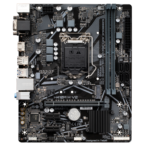 Placa de baza Gigabyte H410M H V2, Intel H470, Socket 1200, mATX