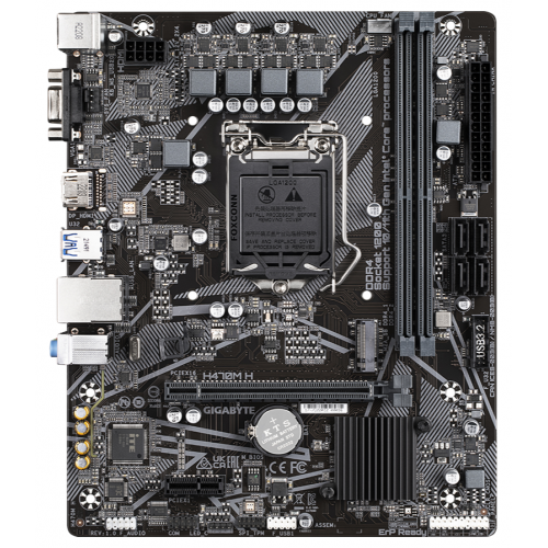 Placa de baza Gigabyte H470M H, Intel H470, Socket 1200, mATX