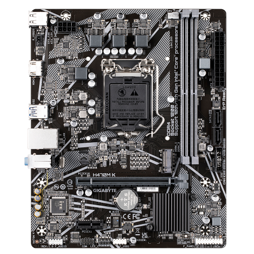 Placa de baza Gigabyte H470M K, Intel H470, Socket 1200, mATX