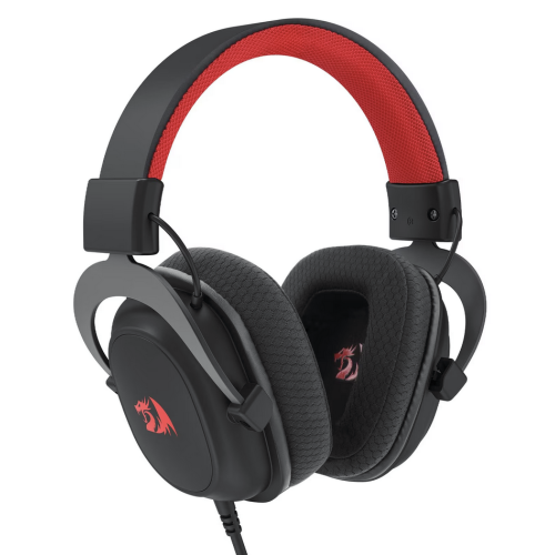 Casti cu microfon Redragon Zeus Lite, 3.5 mm jack, Black-Red