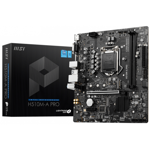 Placa de baza MSI H510M-A PRO, LGA 1200