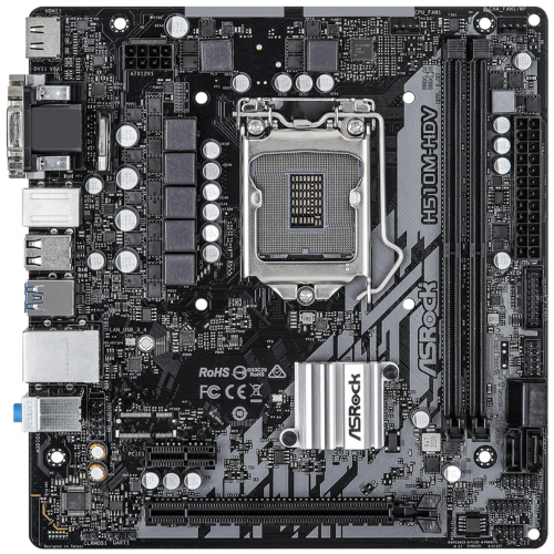 Placa de baza ASRock H510M-HDV, Intel H510, socket 1200, mATX