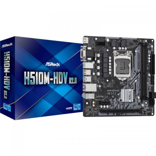 Placa de baza Asrock H510M-HDV R2.0 LGA 1200