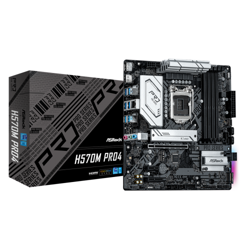 Placa de baza ASRock H570M Pro4, LGA 1200