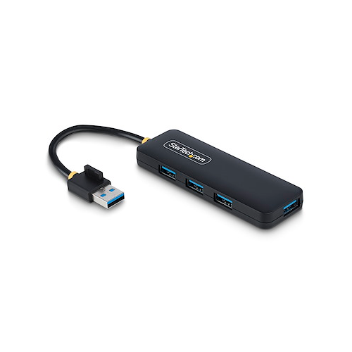 Hub USB Startech H5A4A-USB-HUB, 4 x USB 3.2 gen 1, Black