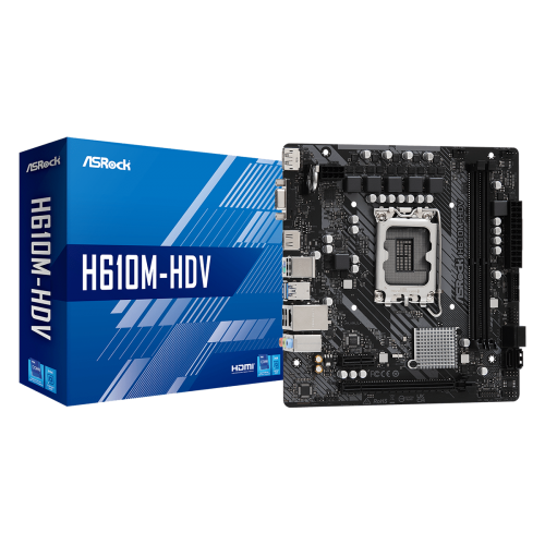 Placa de baza Asrock H610M-HDV D4, LGA 1700