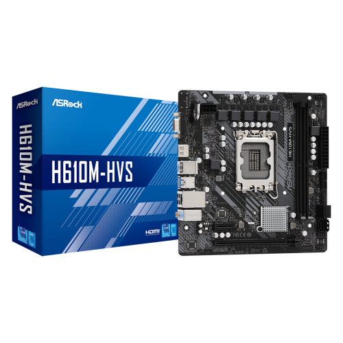 Placa de baza Asrock H610M-HVS D4, LGA 1700